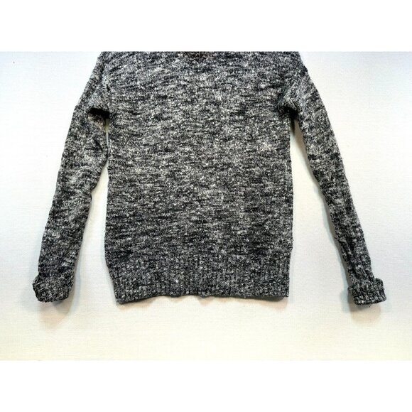 J.Crew Womens Hooded Sweater M Gray Merino Wool Blend Cozy - Picture 10 of 14